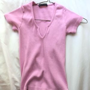 pink brandy crop top